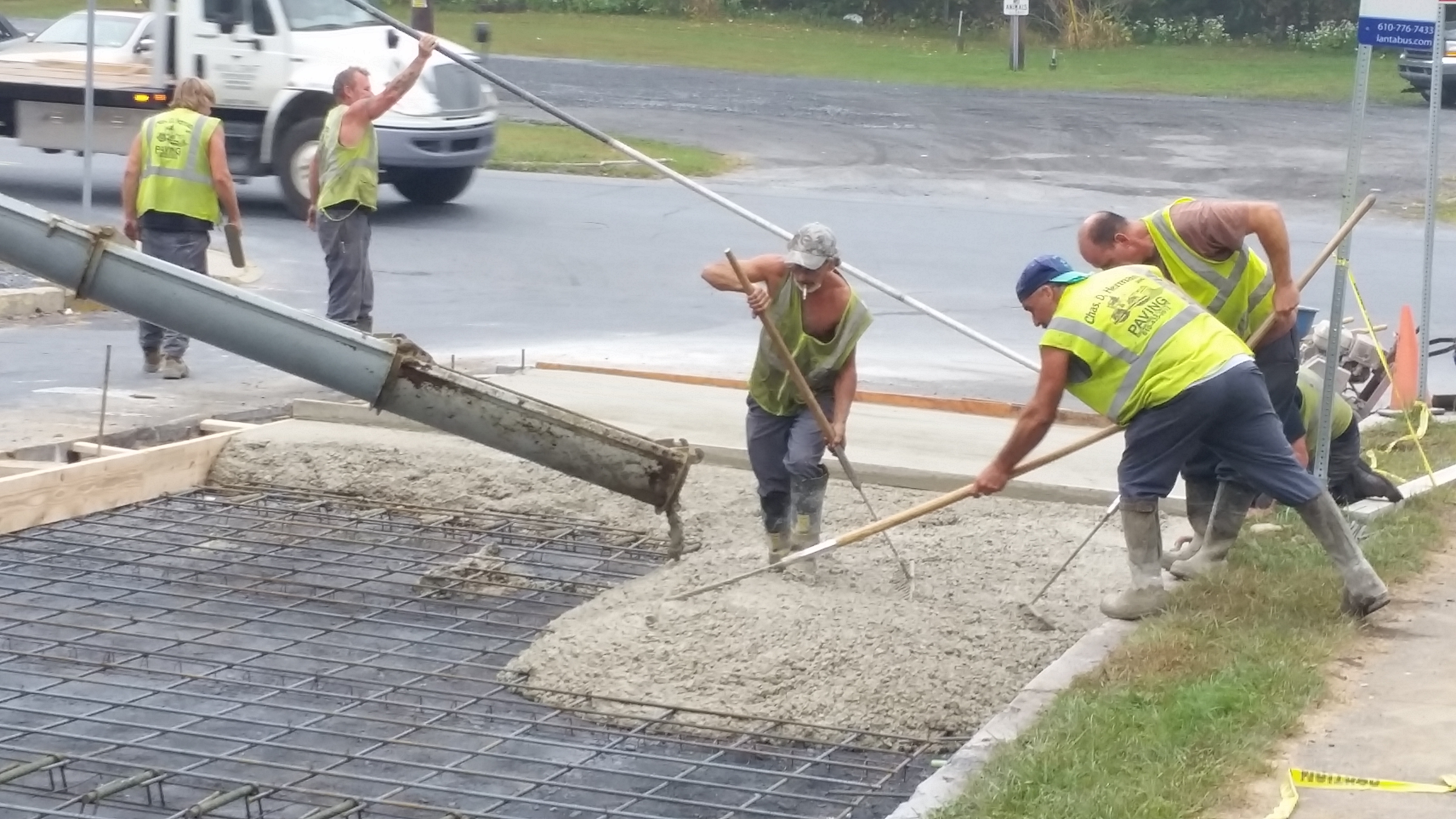 Concrete Street Placement